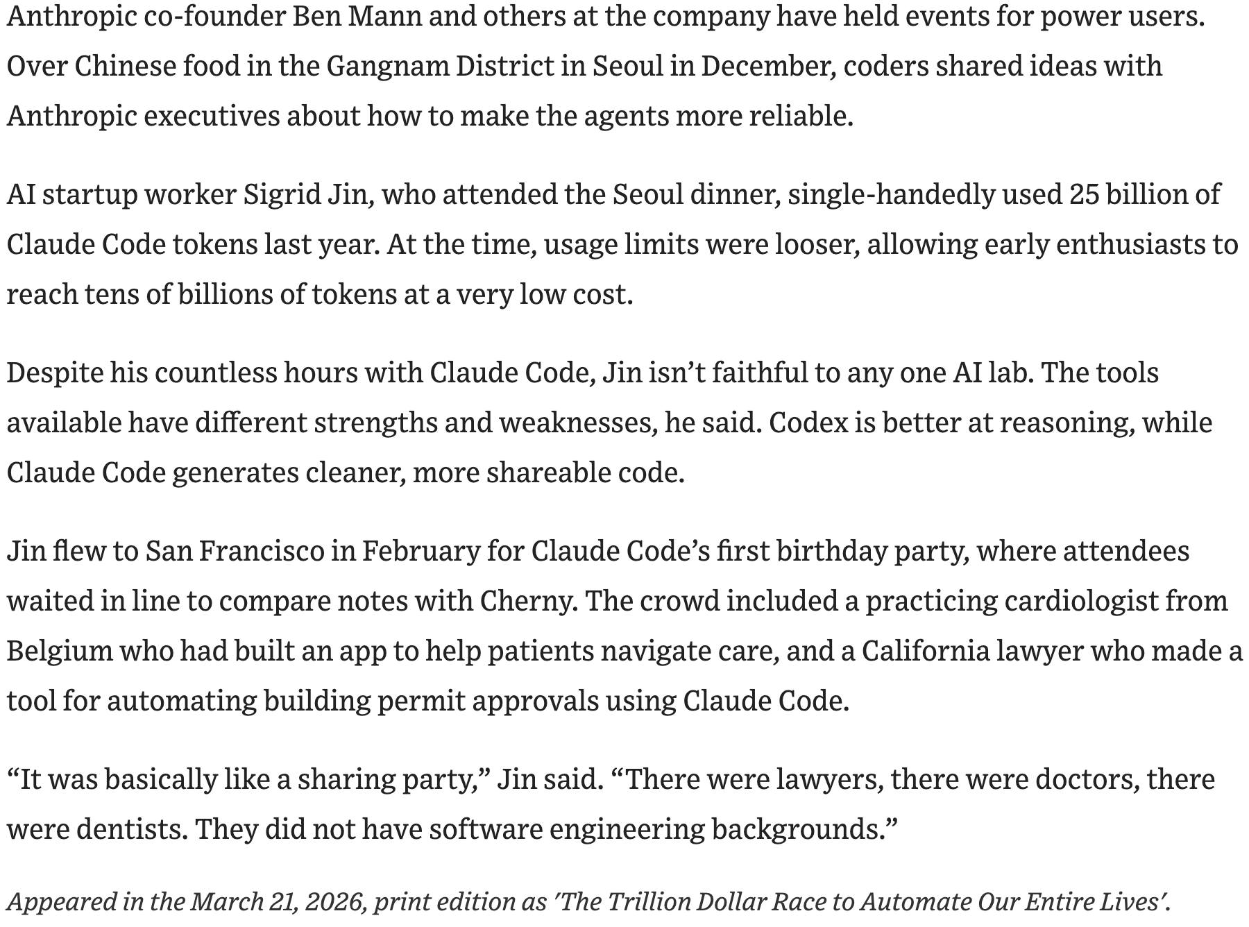 WSJ Feature